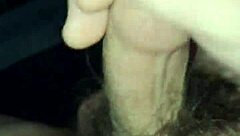 guy masturbates big monster cock until cumshot