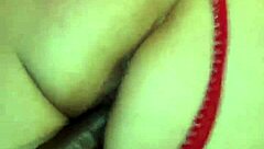 Old cuckold watches his hotwife get fucked hard