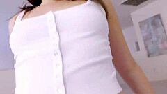 hot pov blowjob and dick riding with that nasty brunette stepsis kylie quinn, so intense