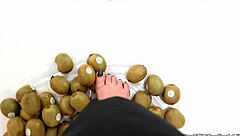 Flexible japanese feet fingering fetish