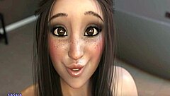 amateur teen gets fucked hard with big cock. cum on face.