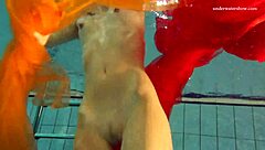 Nastya Rips Clothes to Show Naked Body in Pool