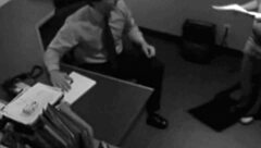 It's just business with the blonde blowjob