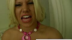 Heather Huntley masturbates solo close up