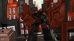 Tall Goddess Dominates On Halloween