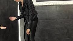 Slutty Euro Gets Bukkaked In Gloryhole Fetish Scene