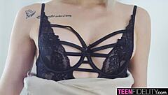 Watch Christy White, Petite Blonde Teen, Give Blowjob Then Ride Cock Hard!