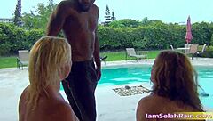 Backyard Anal Bang with Monster Black Cock