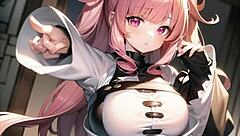 ai illustration of anime characters 😊