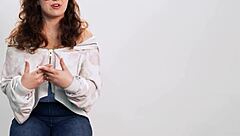 Watch Leana Lovings Orgasm Up Close In Solo Masturbation!