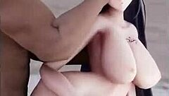 i'm watching raiden mei in honkai impact hentai sex doggy style with otoko mask and dark purple hair