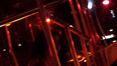 Is Frankie stripping in hot stockings? Watch her tease with heels and ripped clothes in retro style.