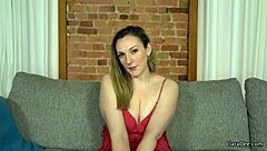 Sissy wife licks bull's creampie from my panties