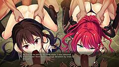 Nightmare X Vampire gangbang unfolds with raw hentai banging in part 1.