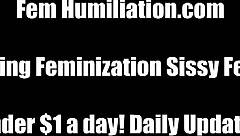 Strip naked, put on panties