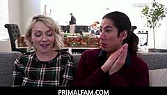 Primalfam thanksgiving dinner turns sexy with step sis ava sinclaire