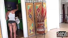 adriana malao munches on big black cock and ass