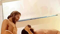 Amateur Threesome With Blowjob Assfucking Pussy