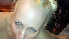 big ass milf step mom sucking cock and licking balls in pov