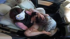 Wow, Couple in Embarrassing Outfit Has Creampie Sex with Blowjob in Hentai!