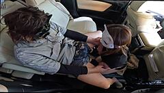 Wow, Couple in Embarrassing Outfit Has Creampie Sex with Blowjob in Hentai!