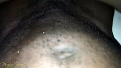 Young ebony girl squirts on big black cock in ghetto