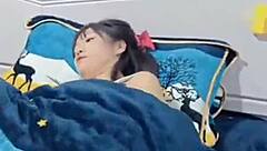 Asian Girl Gets Fucked in Doggystyle and Missionary Quickie