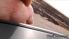 Outdoor car sex with monster cock and ripped clothes