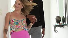 Little Teen Rides Big Cock