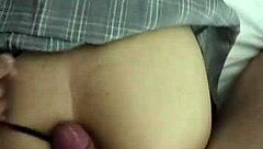 Took school slut to hotel for ass grinding