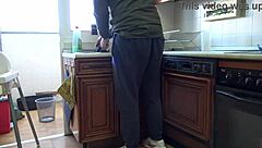 Horny BBW Teen Loves Fucking In Doggy Style With Big Cock In The Kitchen