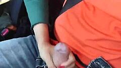 Car ride through São Paulo turns into intense fucking with big tits and cuckold action. Watch the amateurs go wild!