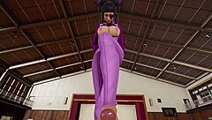 juri han takes monster cock in hentai