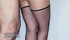 Morena Safada Jerks Off Monster Cock Deliciously