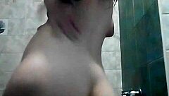 I had so much fun in the shower with lil miss vixen, she was so sexy bathing and getting cumshot all over