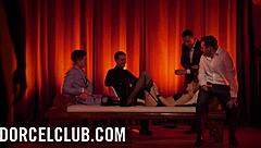 lana rhoades gets double pleasure in hardcore threesome blowjob and assfucking!