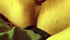 Liz fucks herself with dildo while you watch