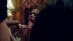 i'm watching these teens in a public group scene with aidra fox and kharlie, it's intense