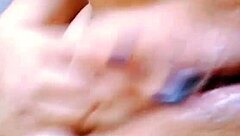 Young girl pleasures herself to climax