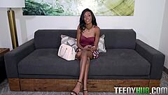 chanel skye gets her big ass rammed on the runway interracial style