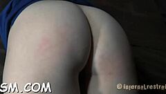 Hey, I caught this stunning redhead babe touching herself!