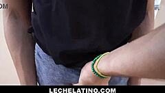 Tight Virgin Latina Enjoys Raw Dick and Facial