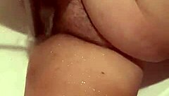 Watch me squirt hard while using this water jet wand