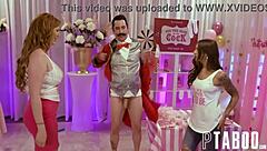 April Olsen Lauren Phillips Pin Sock On Cock