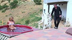 Crazy Young 18+ Step Daughter Gets Fucked Outside By Father In Law