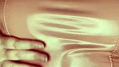 Curvy MILF Teasing in Latex Dress with Big Ass