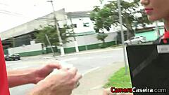picked up brazilian teen nymph on street for hardcore anal assfucking with big ass
