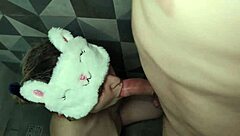 Blonde Babe Leaves Everything Clean After Cock Sucking