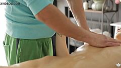 Caroline Cums Quickly On Massage Table