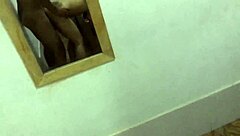 Myanmar Student Couple Fucks Bent Over in Front of Mirror